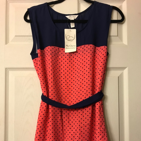 Ma Cherie Tops - Two tone maternity dress tank top XL